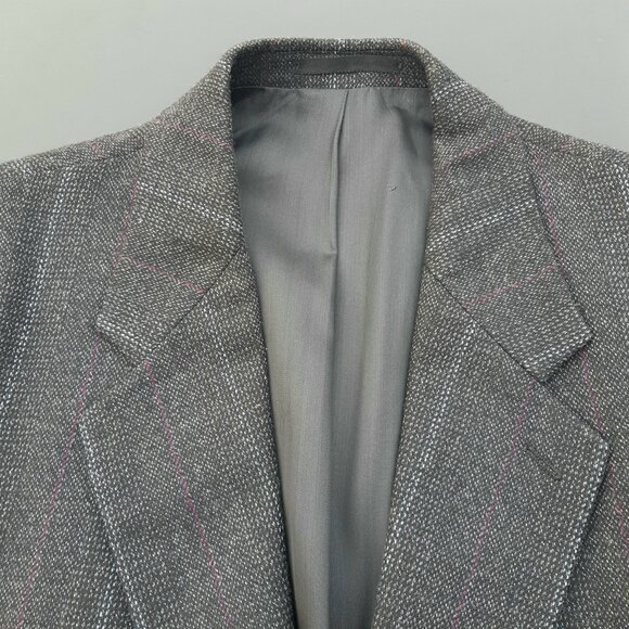 Anthony's of London Charcoal SZ 44 R Wool Men's Blazer Sport Jacket - Picture 3 of 16